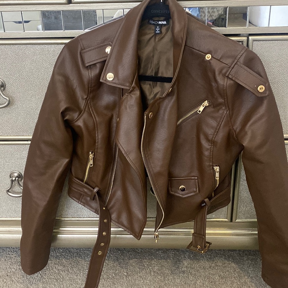 Leather jacket
